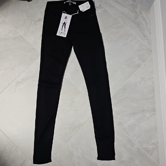 Classic Black Skinny Jeans Modern Fit - Picture 1 of 2